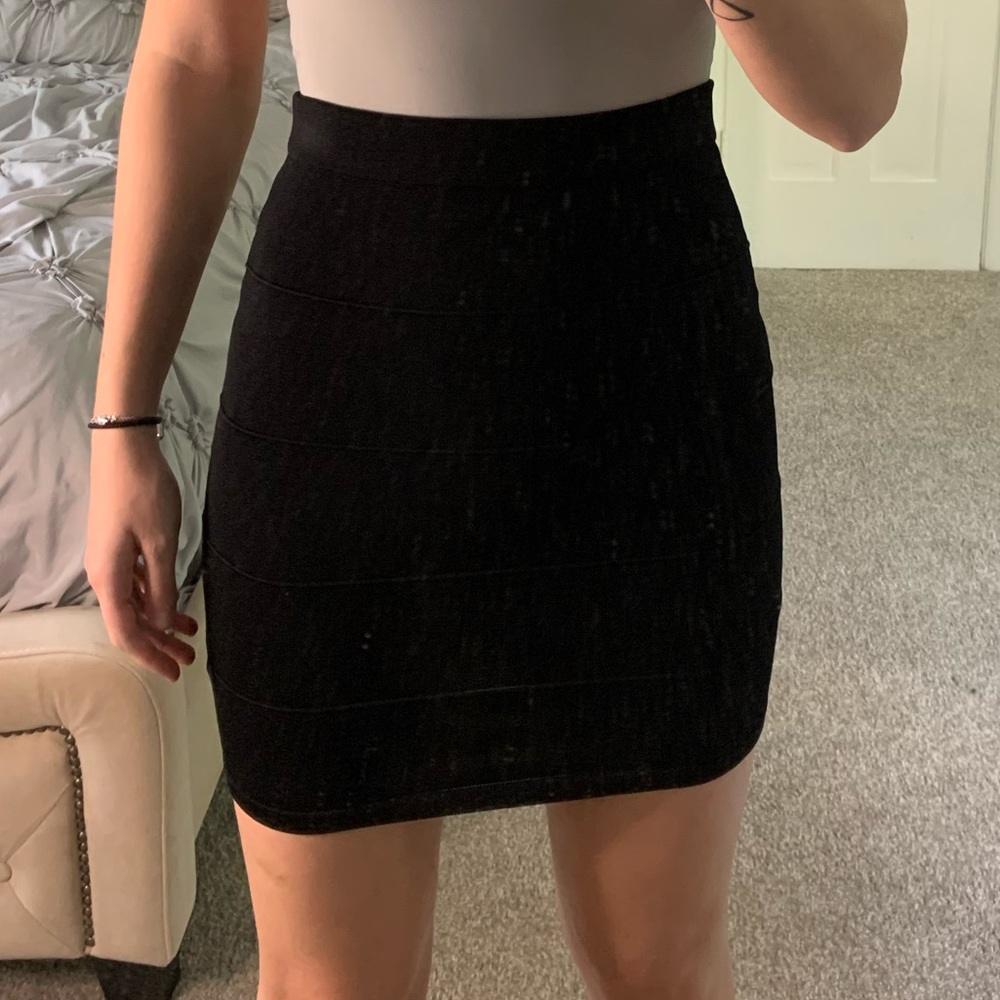 Tight Black Skirt